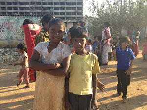 Donation of toys to children in Goa, India